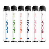 (М) Одноразовая электронная сигарета Soak X Zero 2200 - Сладкая черешня