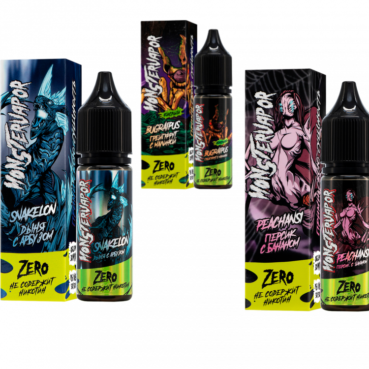 Жидкость MONSTERVAPOR Free Nic - BIG FOOT COLA (виноградная кола) 30 мл (0 мг)